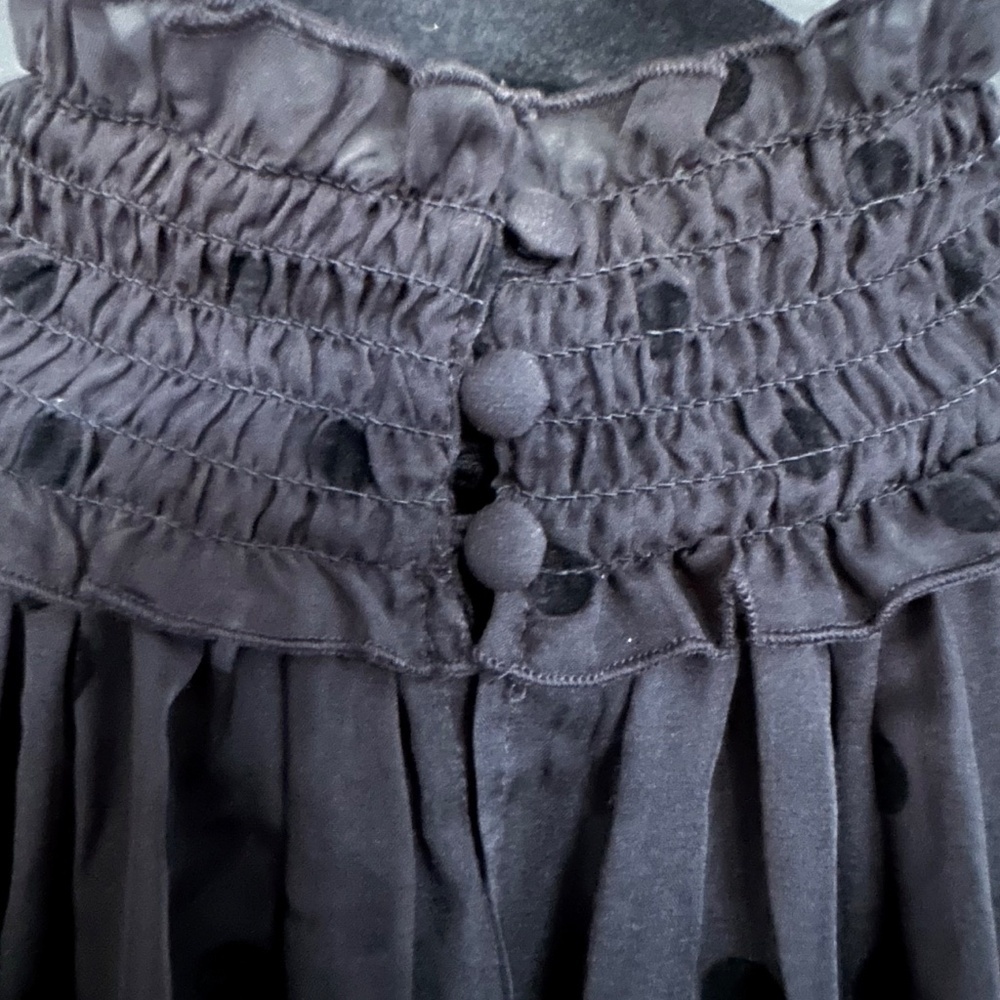 🖤✨ NWT The Kooples Black Sheer Polka Dot 2-Piece Mini Dress | Versatile $415! - Picture 9 of 12